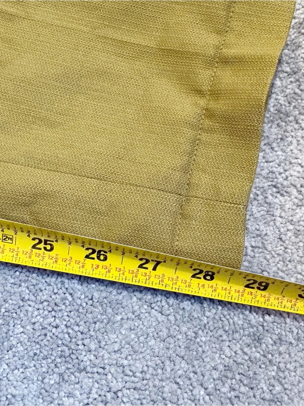 Sezane Francky Trousers Blend Cotton Linen Blend Size 2 Olive Green Carrot Cut